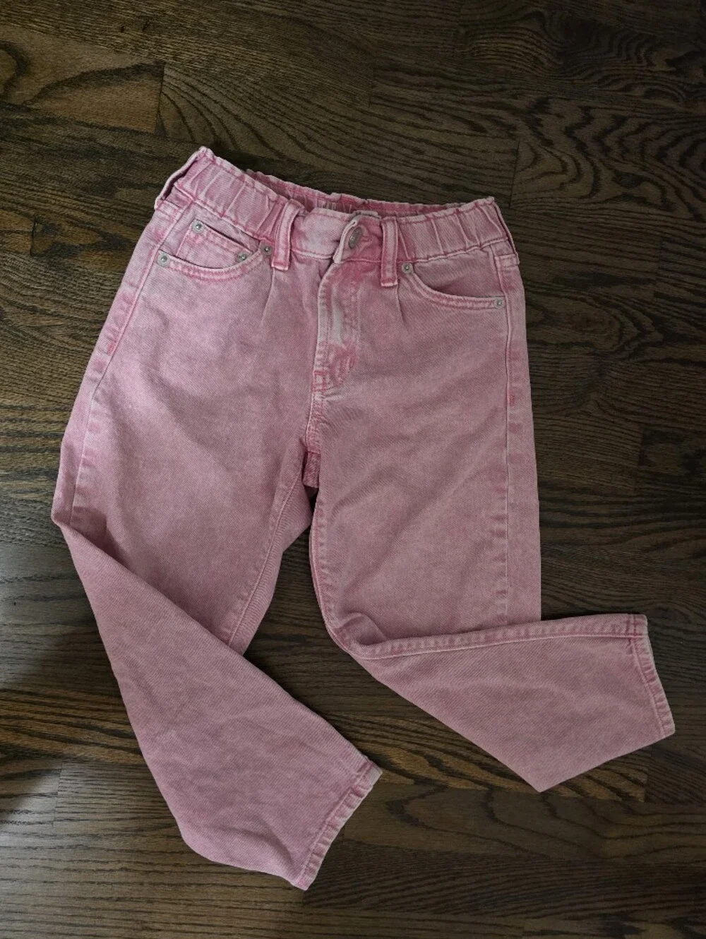 GAP Kids Girls Pink Barrel Jean, 7